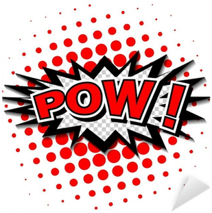 Comic Speech Bubble, Cartoon Sticker • Pixers® • We - Superhero Speech Bubble Zap (400x400), Png Download
