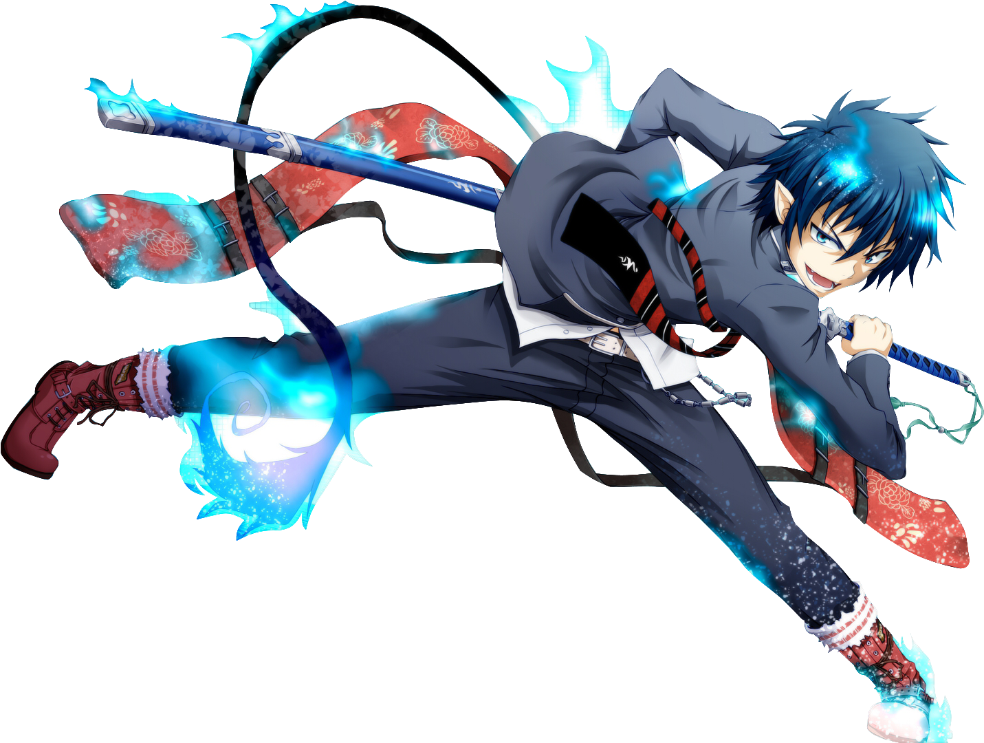 Rin Okumura - Blue Exorcist (1656x1256), Png Download