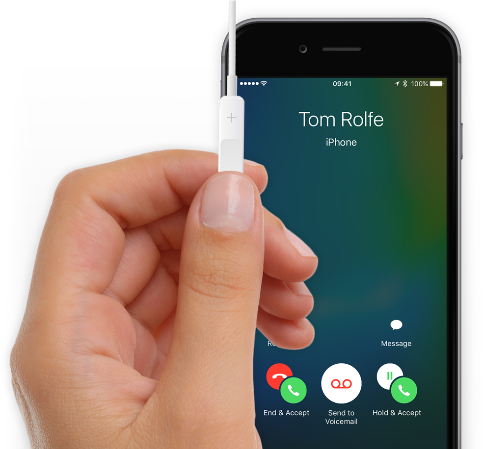 Change Call Volume With Headphone Buttons - Iphone Hold Phone Call (1024x915), Png Download