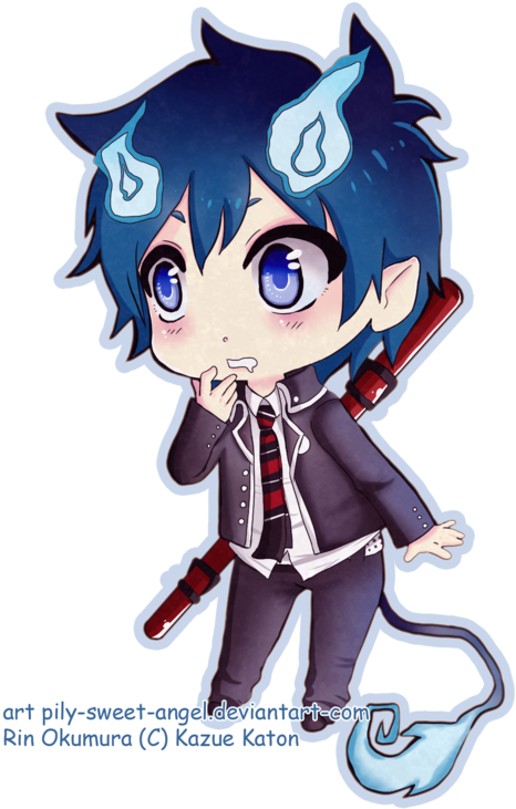 Rin Okumura By Pily Sweet Angel - Rin Okumura New Form (600x806), Png Download