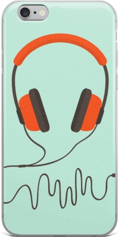 Iphone Case - Radio Head By Rebecca Laclair (1000x1000), Png Download