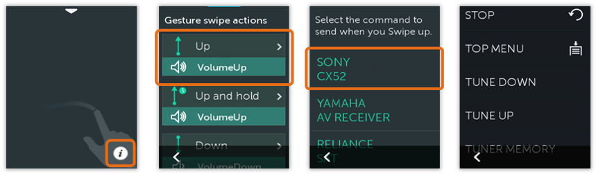 Harmony Remote Customize Gestures - Logitech Harmony (960x250), Png Download