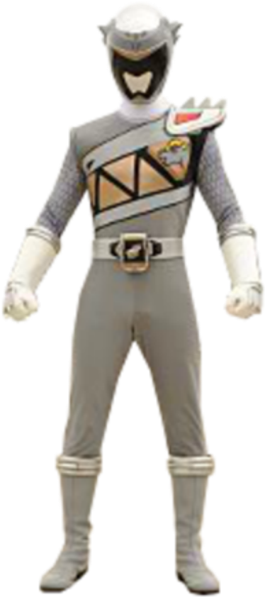 Dino Charge Gray Ranger - Power Rangers Dino Charge Gray Ranger (400x868), Png Download