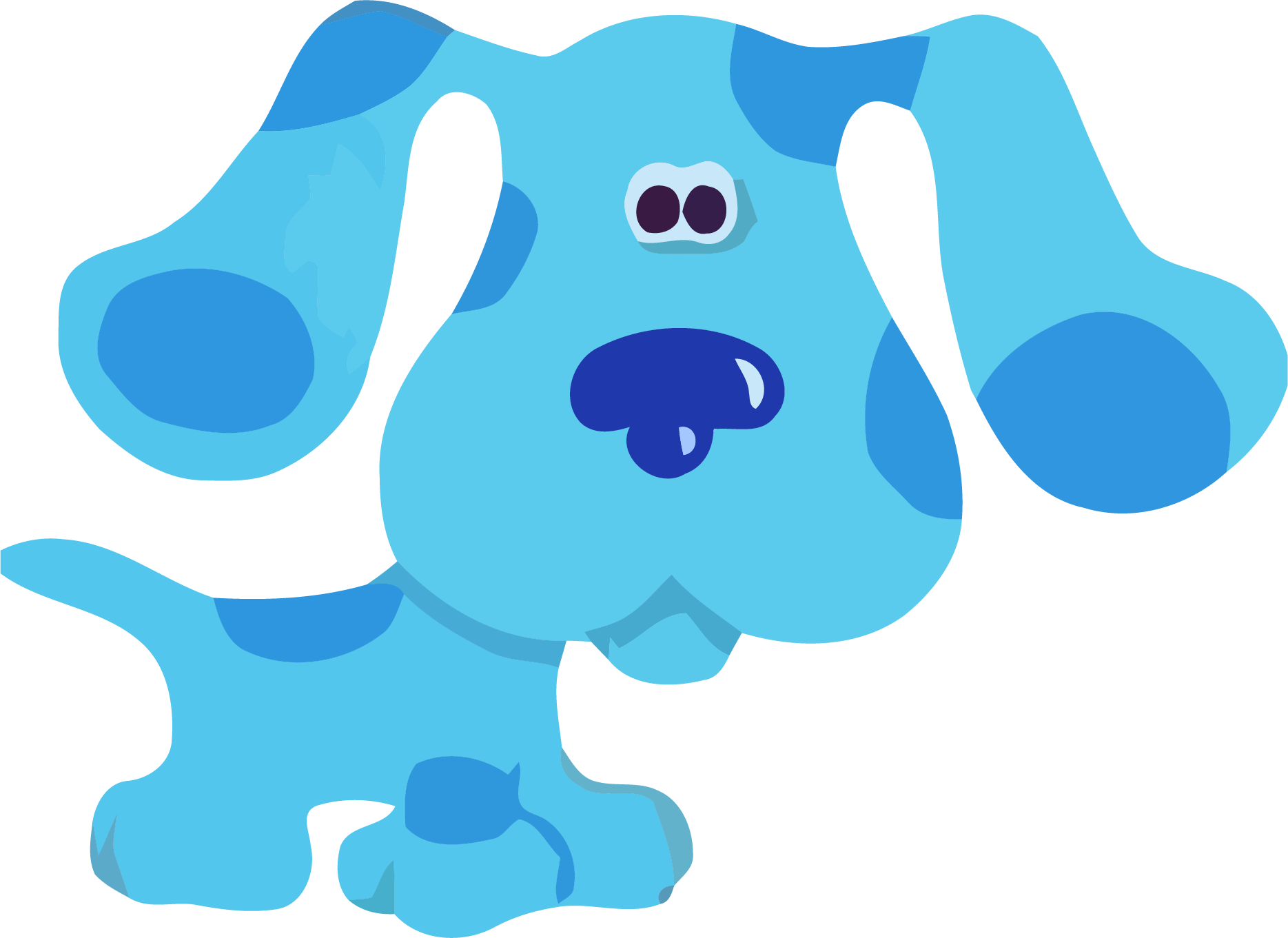 Blues Clues Clipart At Getdrawings - Download Blue's Birthday Adventure (1869x1361), Png Download