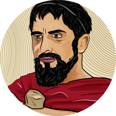 Inshare - Pixel Art Leonidas (400x400), Png Download