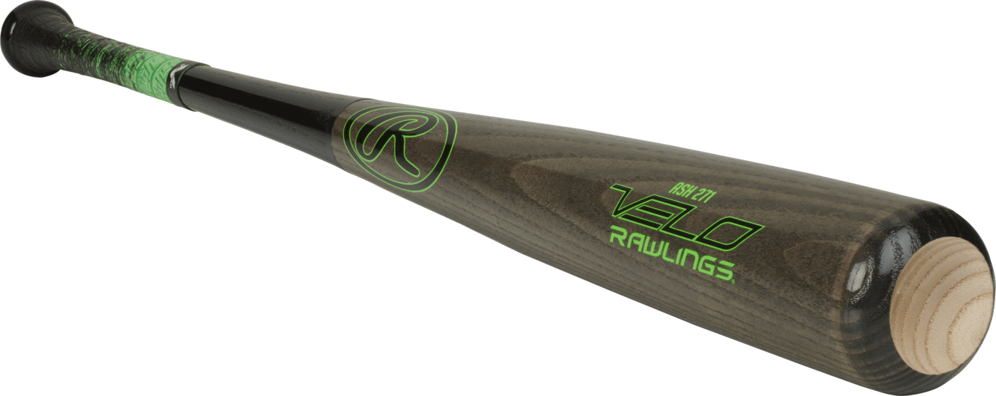 Angle View Of Rawlings Velo Ash Wood Baseball Bat - Rawlings Velo Adult Ash (1399x556), Png Download