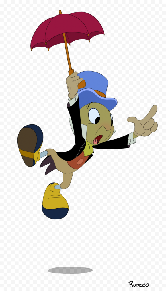 Jiminy Cricket Png Pic - Jiminy Cricket (583x1024), Png Download