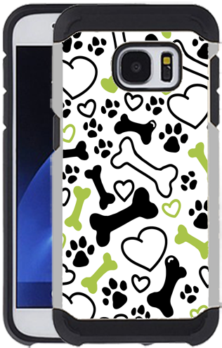 Dog Bones Galaxy Case - Паттерн Собака (400x567), Png Download