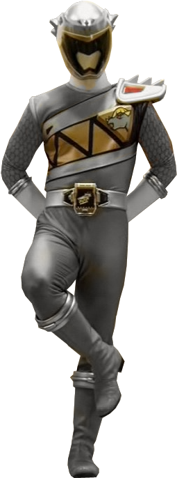 Kyoryu-gray - Grey Ranger Dino Charge (308x711), Png Download