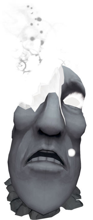 Dead Moai - Portable Network Graphics (300x710), Png Download