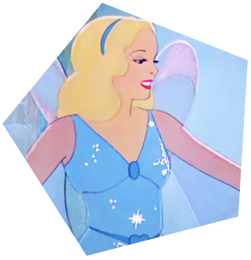 Blue Fairy And Jiminy Cricket - The Fairy With Turquoise Hair (362x375), Png Download