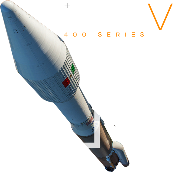 United Launch Alliance Atlas V 400 Series - Atlas V (579x576), Png Download