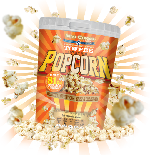 Toffee Tub Explode - Popcorn (510x525), Png Download