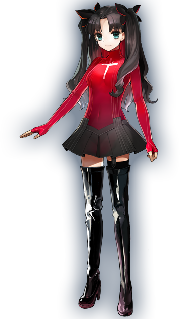 Rin Tohsaka - - Rin Fate Extra (356x632), Png Download
