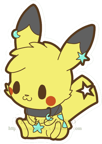 Underpoke Minescratchers - Cute Baby Pikachu Gif (362x500), Png Download