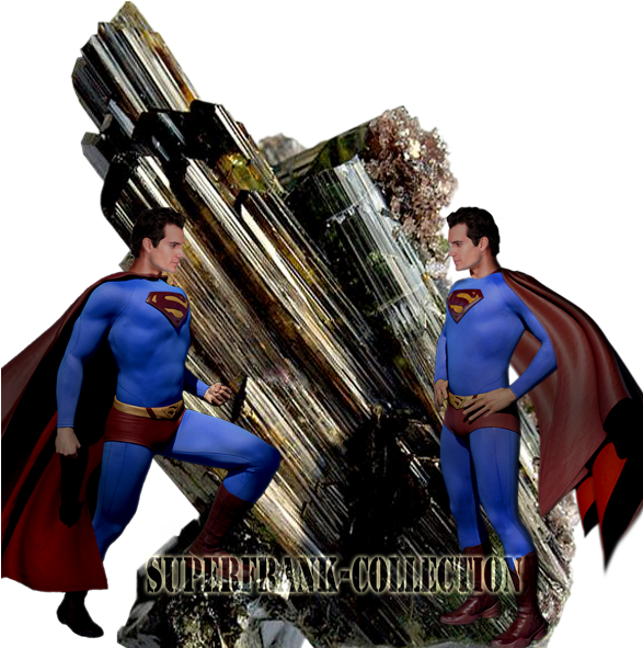 Man Of Steel - Action Figure (586x600), Png Download