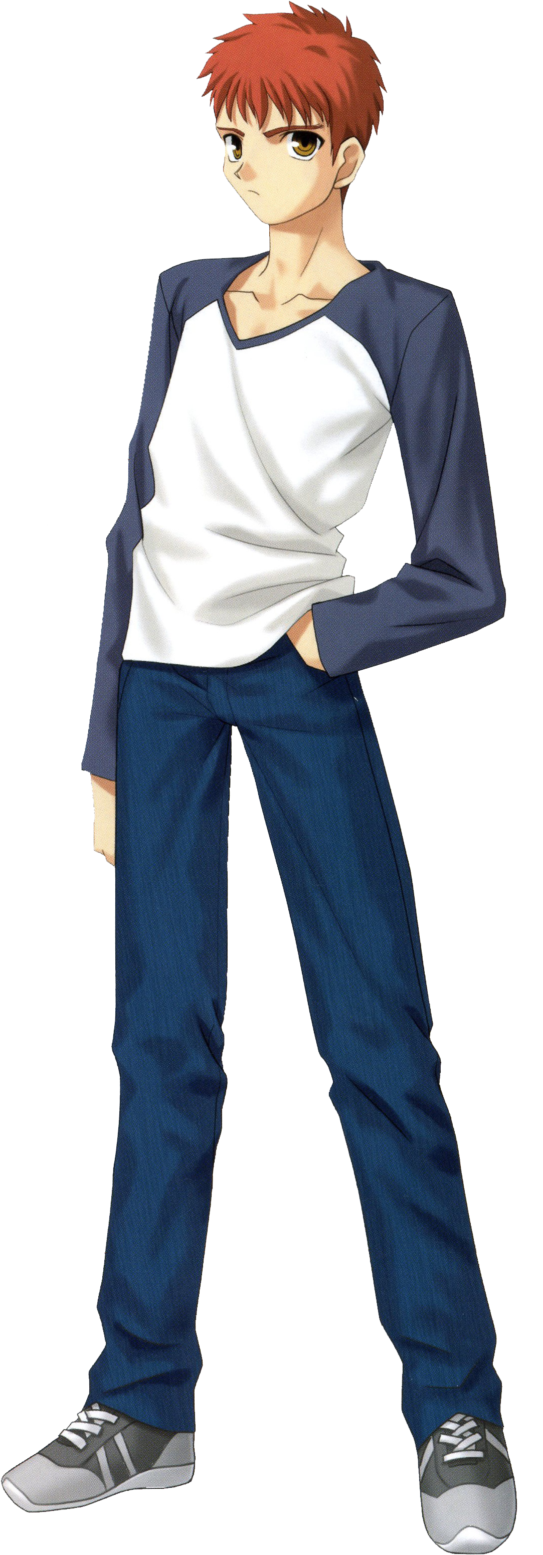 Rate The Character Day - Fate/stay Night Shirou Emiya T-shirt Cosplay Costume (1419x3234), Png Download