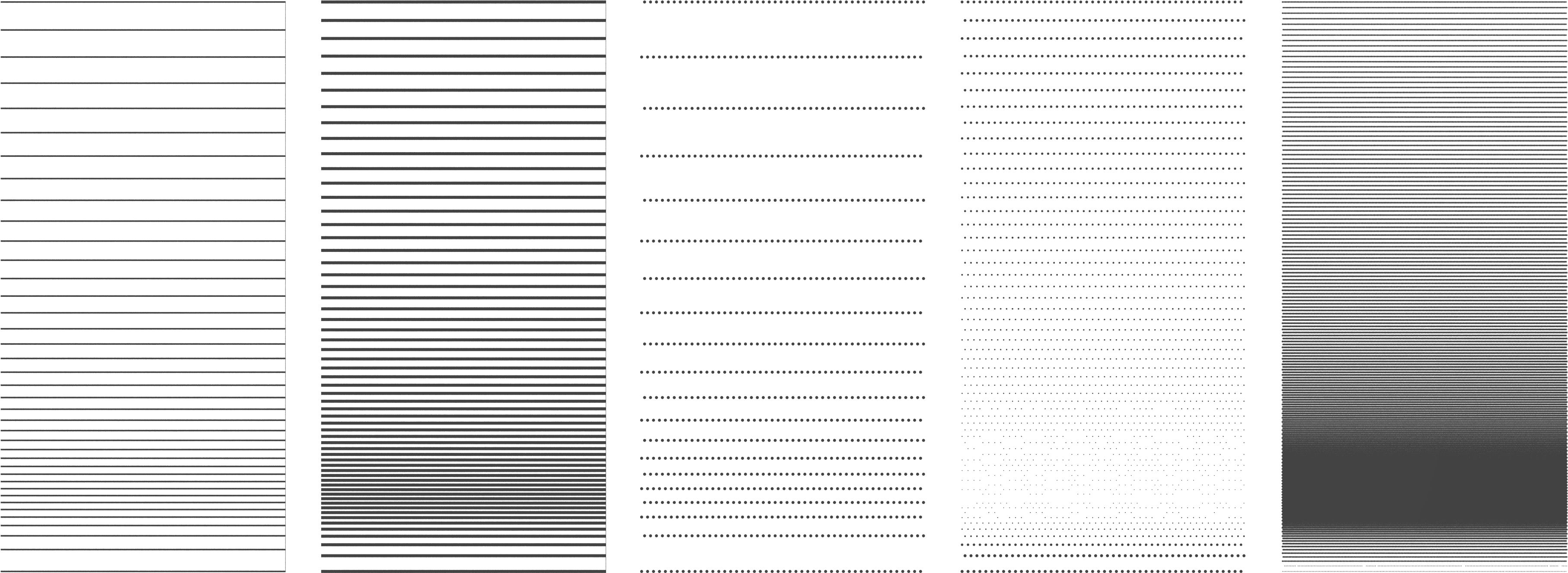 Sample Frit Patterns - Monochrome (4000x1772), Png Download