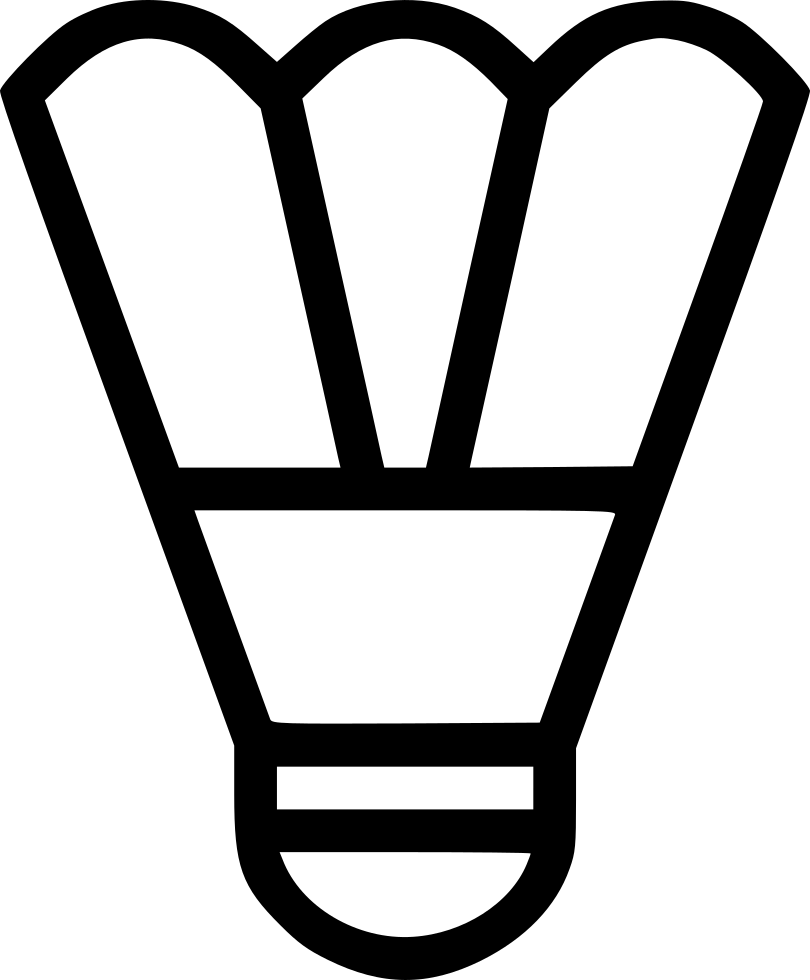 Badminton Bird Birdie Shuttle Shuttlecock Sports Comments - Shuttlecock (810x980), Png Download
