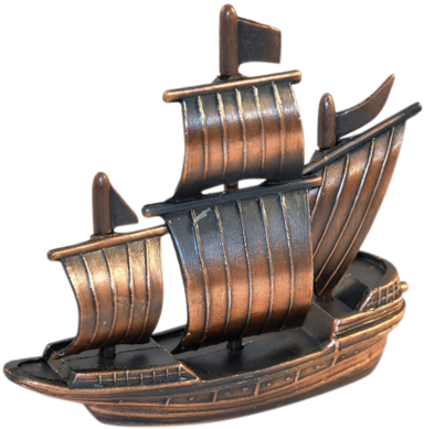 Old Sailing Ship Pencil Sharpener - Sailing Ship (600x469), Png Download