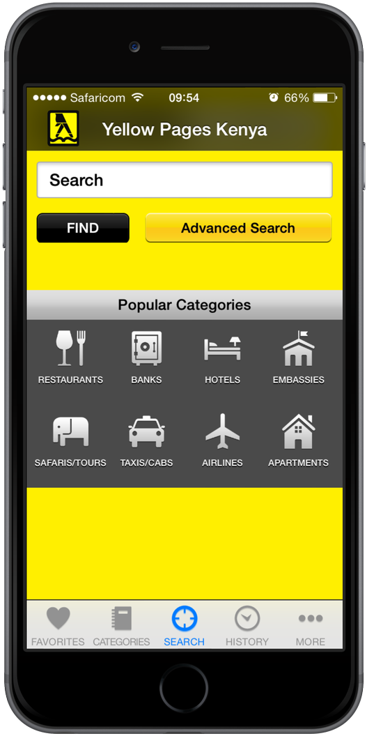 Yellow Pages Kenya On Twitter - Iphone (1200x1200), Png Download