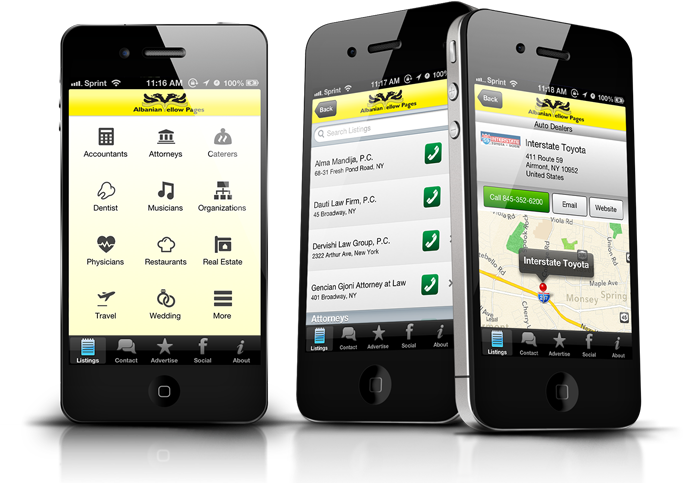 The All New Albanian Yellow Pages App - Pages Download App (683x483), Png Download