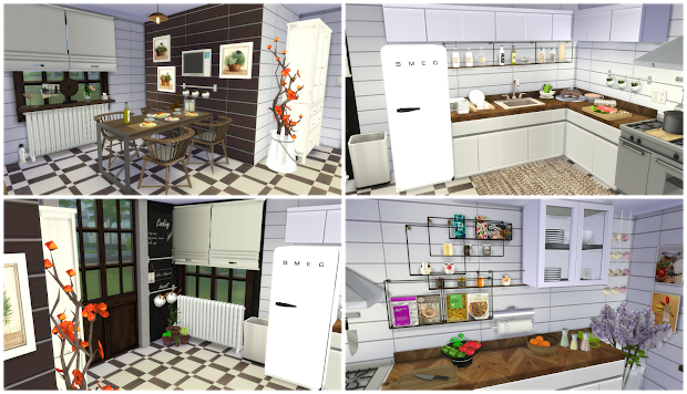 Sims 4 Cc Kitchen - The Sims 4 (620x356), Png Download