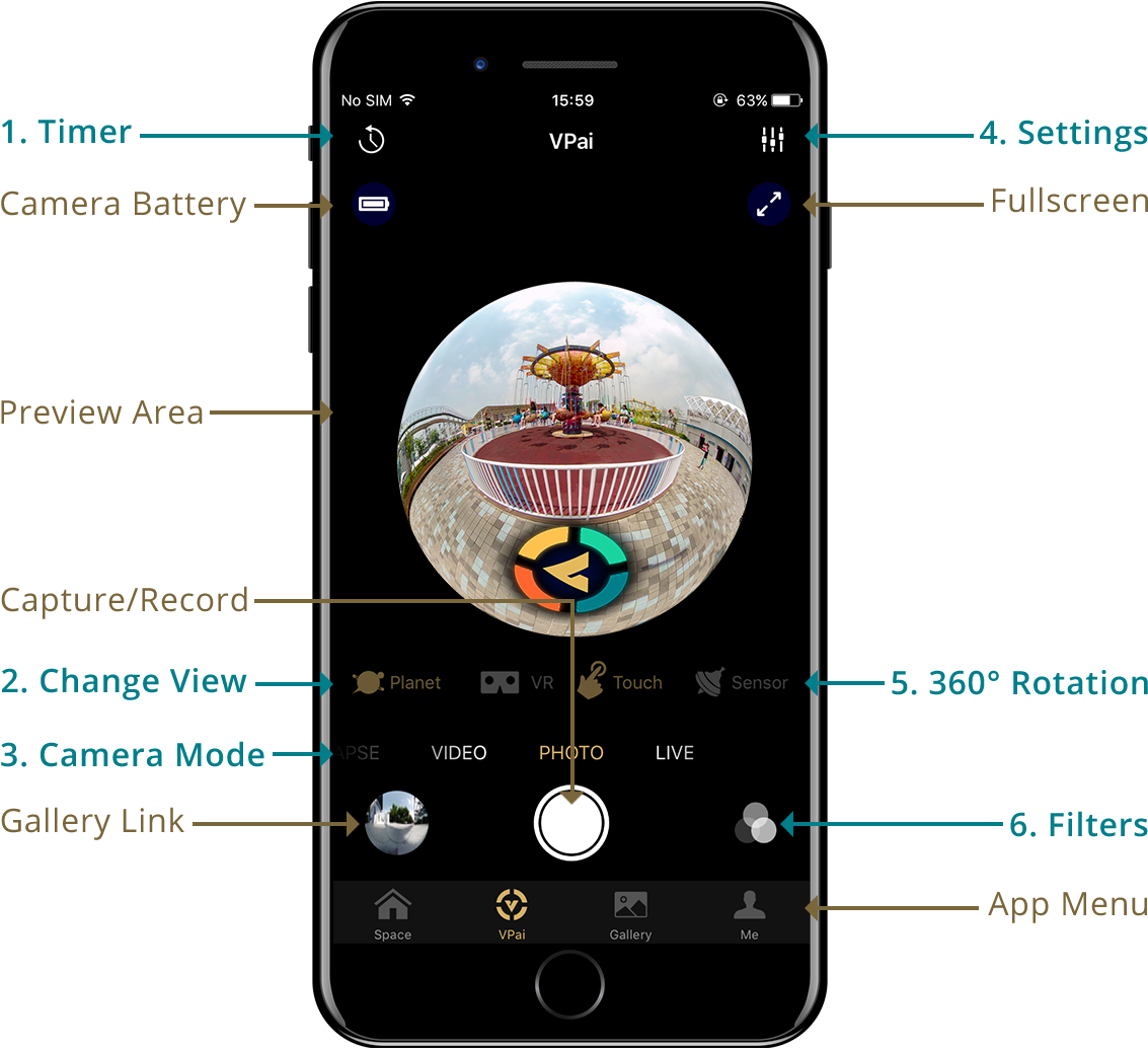 Vpai Interface - Mobile Phone (1170x1033), Png Download