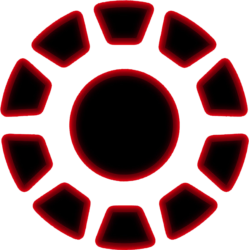 Destroyedicon - Tony Stark Arc Reactor White (925x925), Png Download