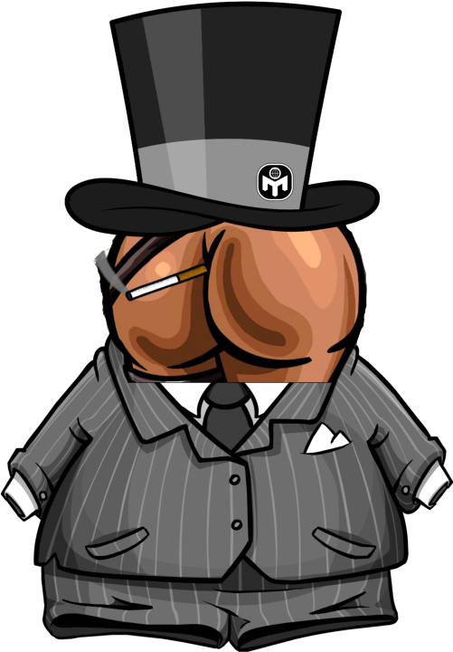 𝓖𝓮𝓷𝓲𝓾𝓼 𝓐𝓷𝓾𝓼 - Club Penguin Black Suit (500x830), Png Download