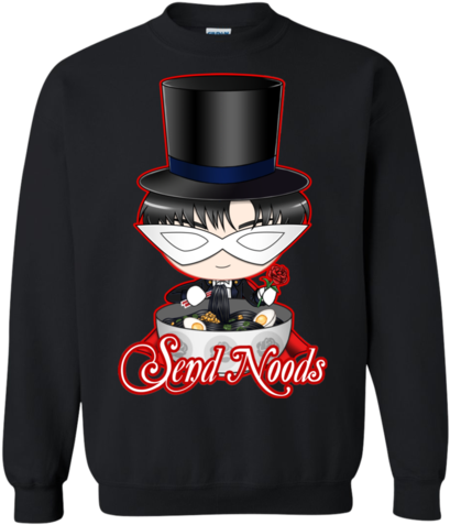 Tuxedo Mask Send Noods Crewneck Sweater - Goku Vs Vegeta Adidas (480x480), Png Download