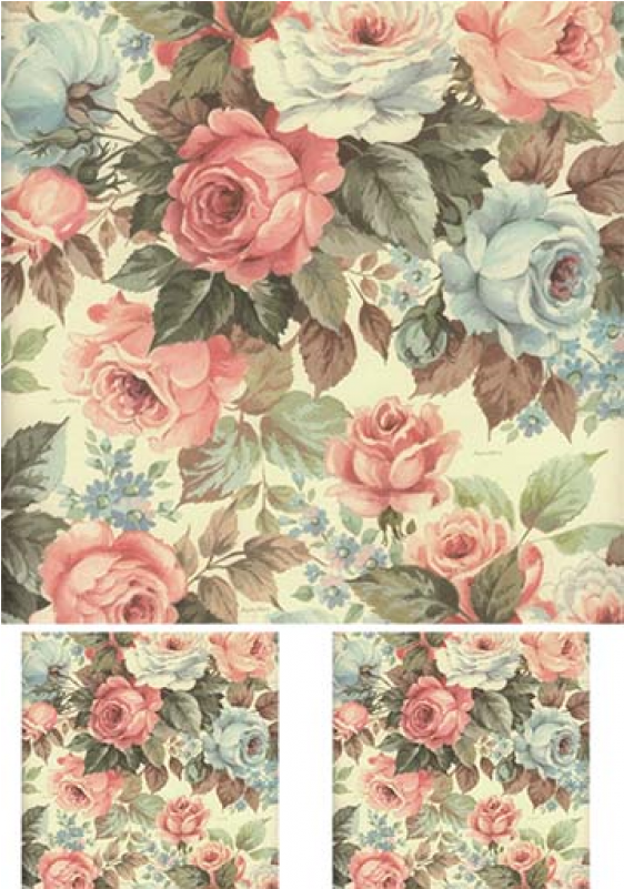 Shabby Chic Country Roses Vintage Round Car Magnet (800x800), Png Download