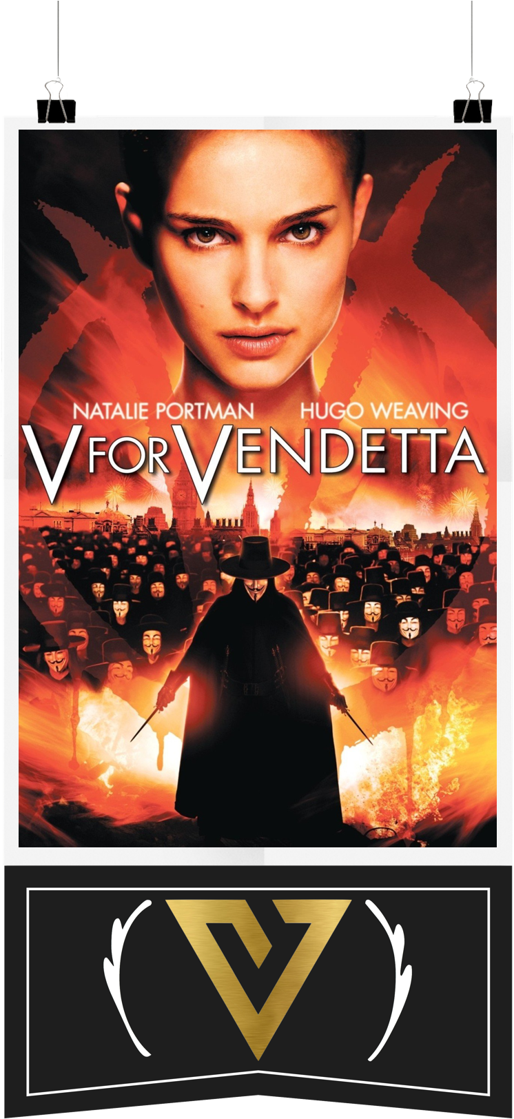 V For Vendetta - V For Vendetta 2005 Dvd Cover (934x1631), Png Download
