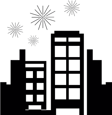 Fireworks Vector - Fireworks (400x400), Png Download