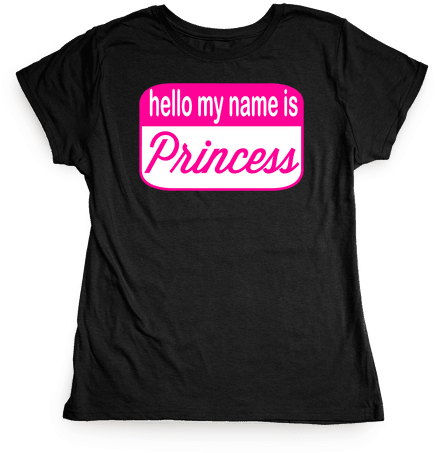 Hello My Name Is Womens T-shirt - Sister T Shirts (484x484), Png Download