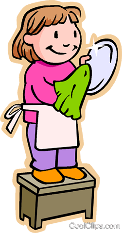 Children At Play, Kids, Washing Dishes Royalty Free - Washing Dishes Transparent Background (251x480), Png Download