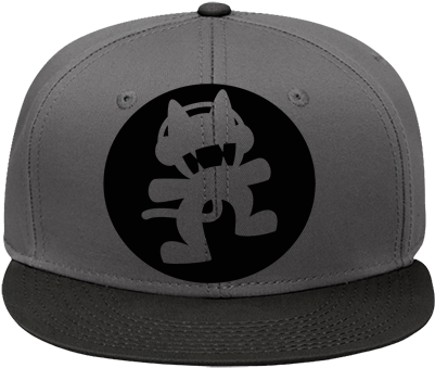 Snap Back Flat Bill Hat - Boomy Monstercat Music Round Area Rug For Home Decorator (450x450), Png Download