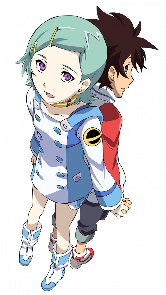 7904 Render Eureka7 - Eureka Seven Eureka Dress (576x1023), Png Download