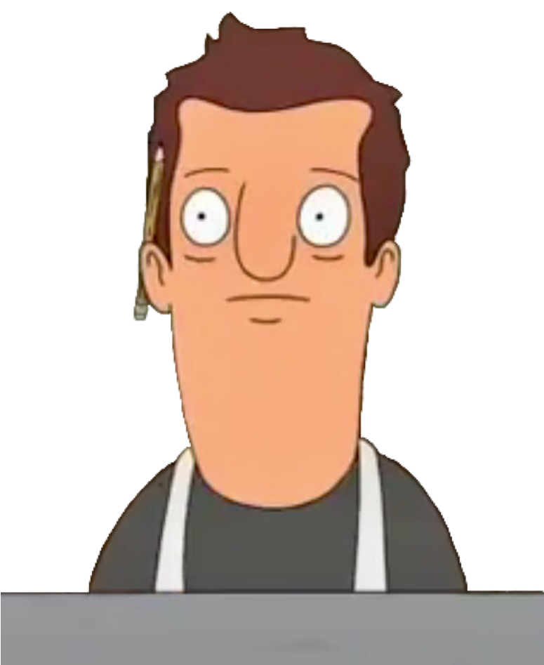 Deli-guy - Transparent - Bob's Burgers Butcher (774x954), Png Download
