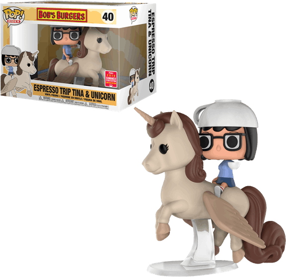 1 Of - Tina On Unicorn Funko Pop (600x600), Png Download