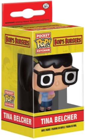 Animation Pocket Pop Keychains - Bob's Burgers Funko Keychain (295x480), Png Download