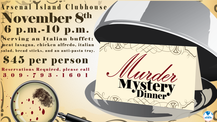 Download Italian Murder Mystery Dinner Clipart Mystery - Murder Mystery Dinner Flyer (900x508), Png Download