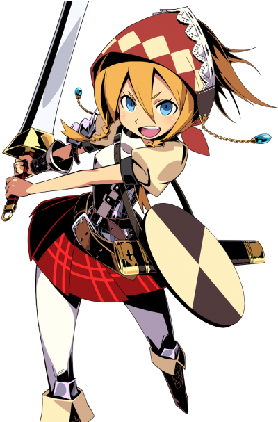 Etrian Mystery Dungeon To Arrive This April - Etrian Odyssey Landsknecht (890x606), Png Download