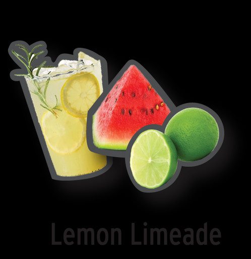 A Refreshing Twist Of Lemons, Limes, And A Wedge Of - Watermelon (498x515), Png Download