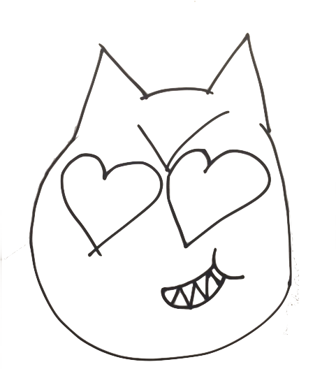 We Mainly Used Girl Emojis To Send A Message To People - Line Art (480x640), Png Download