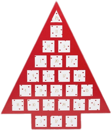 Download - Johnny Loves Rosie Christmas Jewellery Advent Calendar (422x488), Png Download