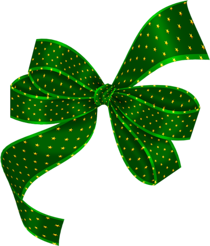 Green Christmas Bow Png Green Christmas Ribbon Png Full Size Png Download Seekpng