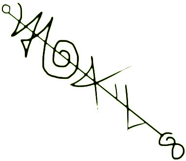 The Sigil Above Is Just That - Working The Spirit (413x341), Png Download