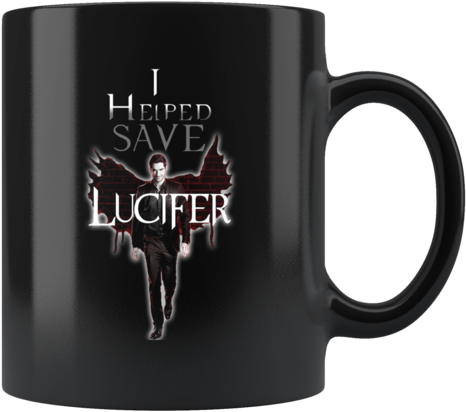 I Saved Lucifer Mug - Lucifer: The Complete Second Season Dvd (480x480), Png Download