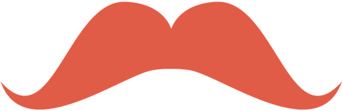 Beard Pink Decoration Beard Beard Beard Be - Bigotes Png De Color (680x340), Png Download